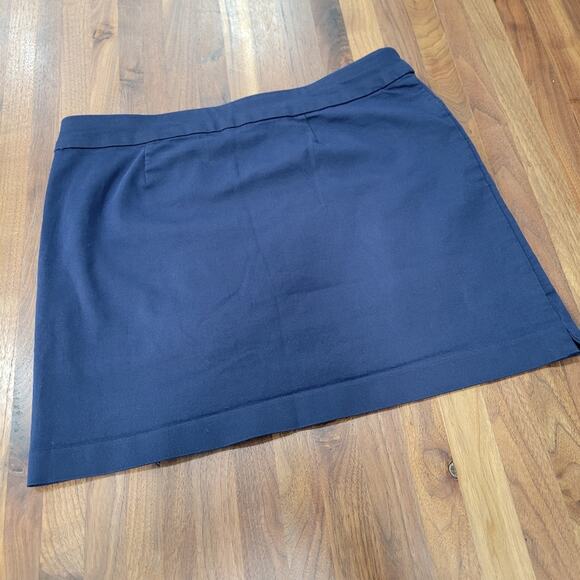 Croft & Barrow Navy Effortless Stretch  Skort Size 16 Regular - Picture 2 of 6